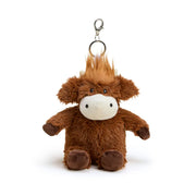 Warmies Bag Charms | Highland Cow WARMIES / INTELEX USA Back Pack Charm