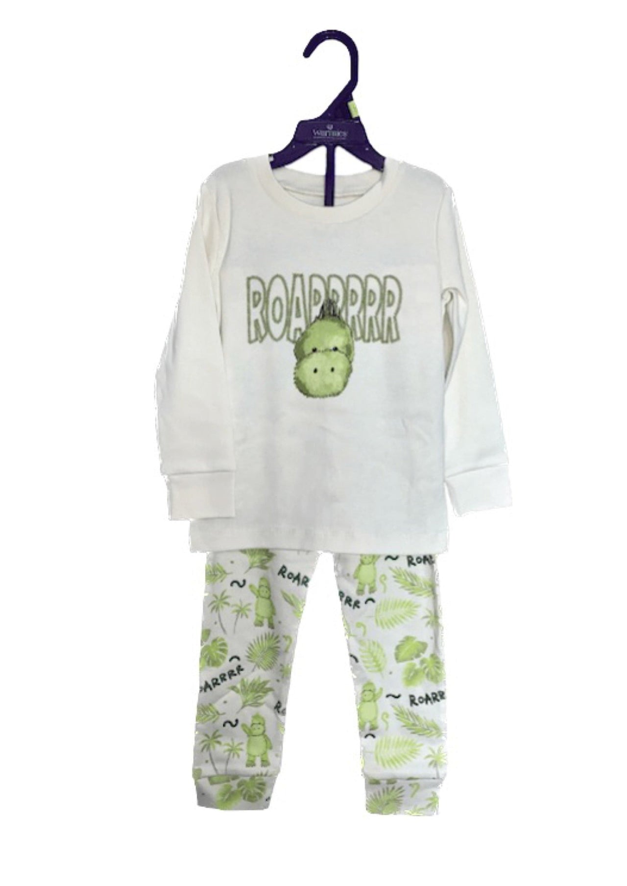 Warmies Dino Toddler Pajama Sets INTELLEX/Warmies CHILDREN