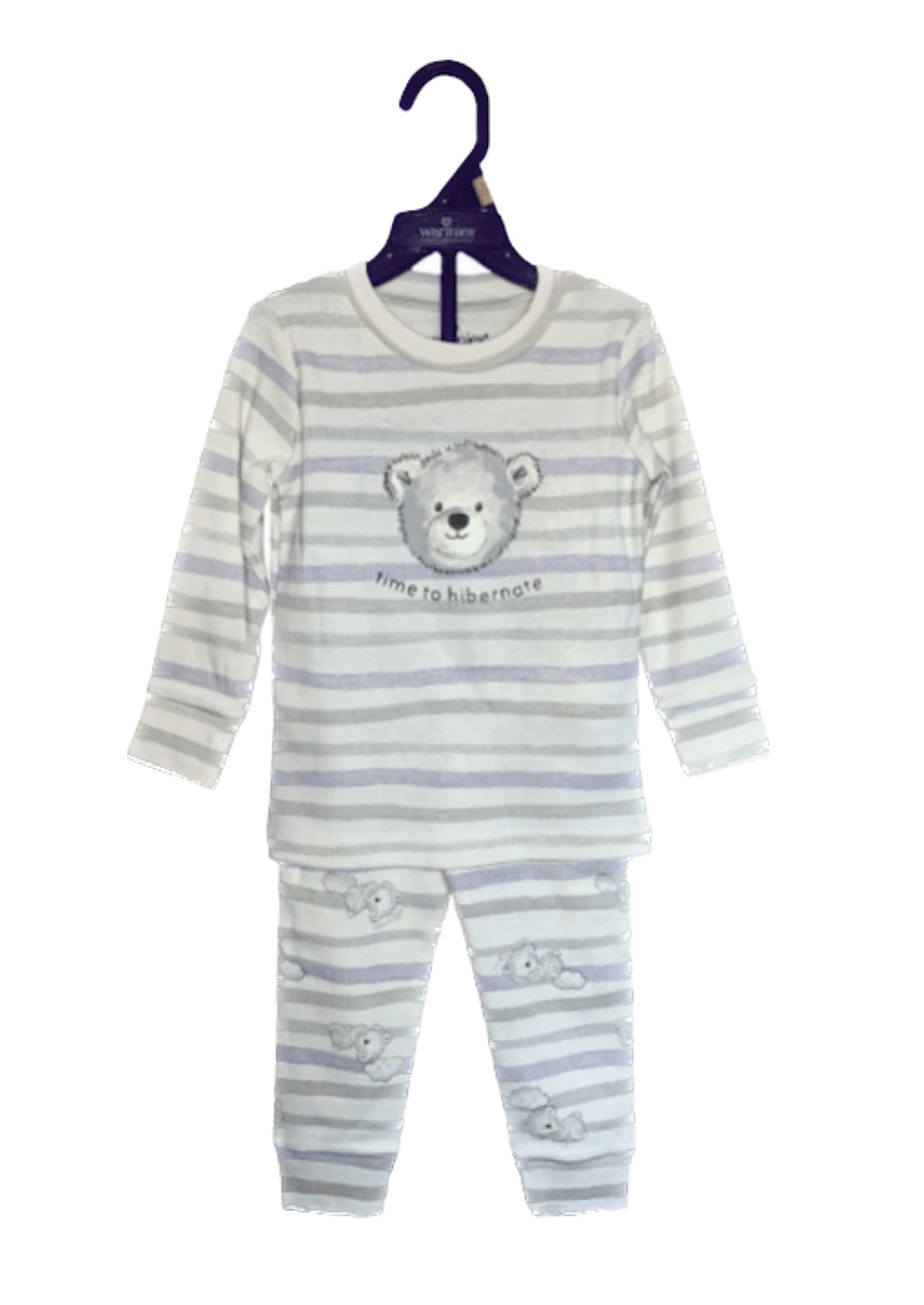 Warmies Marshmallow Bear Toddler Pajama Sets INTELLEX/Warmies CHILDREN