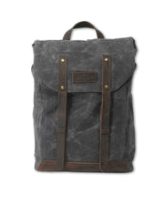 Waxed Canvas Large Travel Backpack, Grey Purnell LLC BackPack
