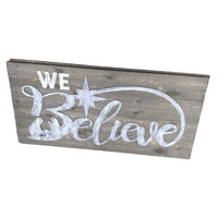 Thumbnail for We Believe Rustic Sign Trade Cie LLC Sign