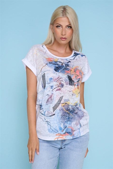 Weekend Soirée Embellished Top Picadilly Casual Top