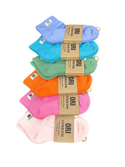 Wembley Low Socks by ORI | Turkish Cotton | Bright Colors ORI LONDON Socks Thistle