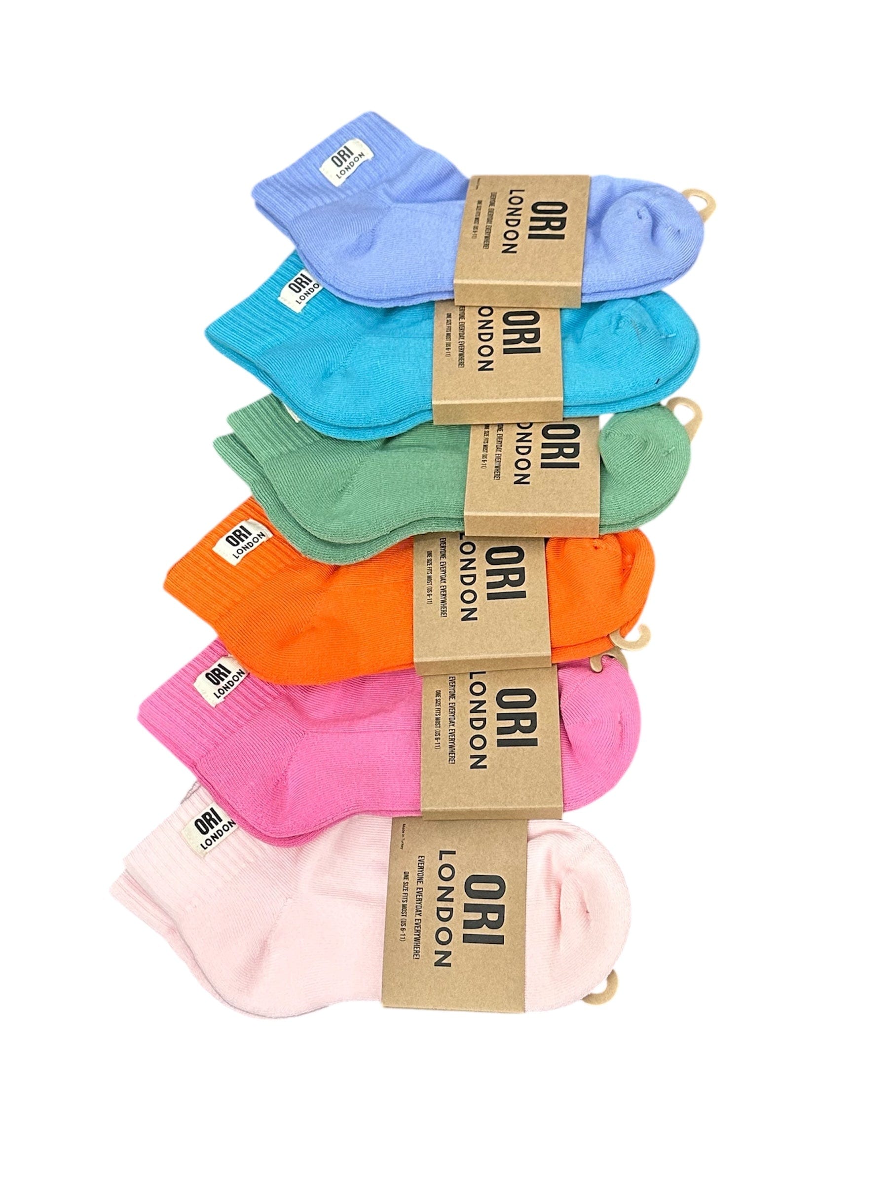 Wembley Low Socks by ORI | Turkish Cotton | Bright Colors ORI LONDON Socks Thistle