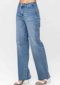 Thumbnail for Wide Leg Trouser by Judy Blue Judy Blue Jeans