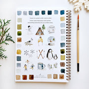 Winter watercolor workbook emily lex studio