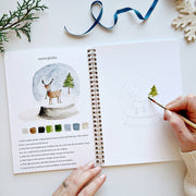 Winter watercolor workbook emily lex studio