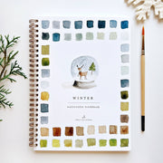 Winter watercolor workbook emily lex studio