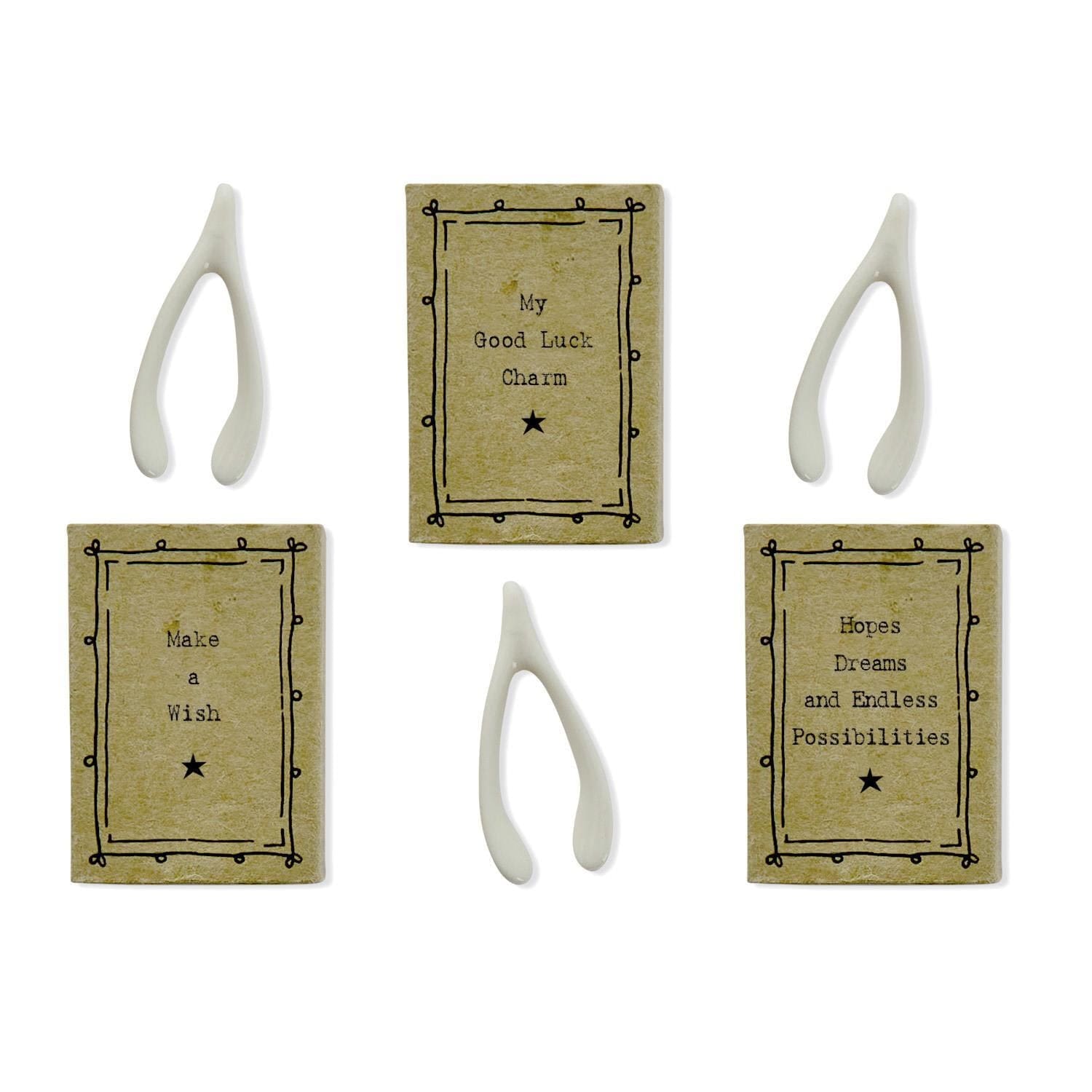 Wish Bone in a Matchbox Two's Company Ornament