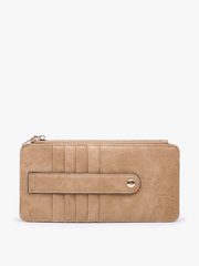 WL1889 Saige Slim Card Holder Women's Wallet: Mocha Jen & Co.