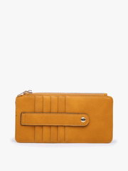 WL1889 Saige Slim Card Holder Women's Wallet: Mustard Jen & Co.