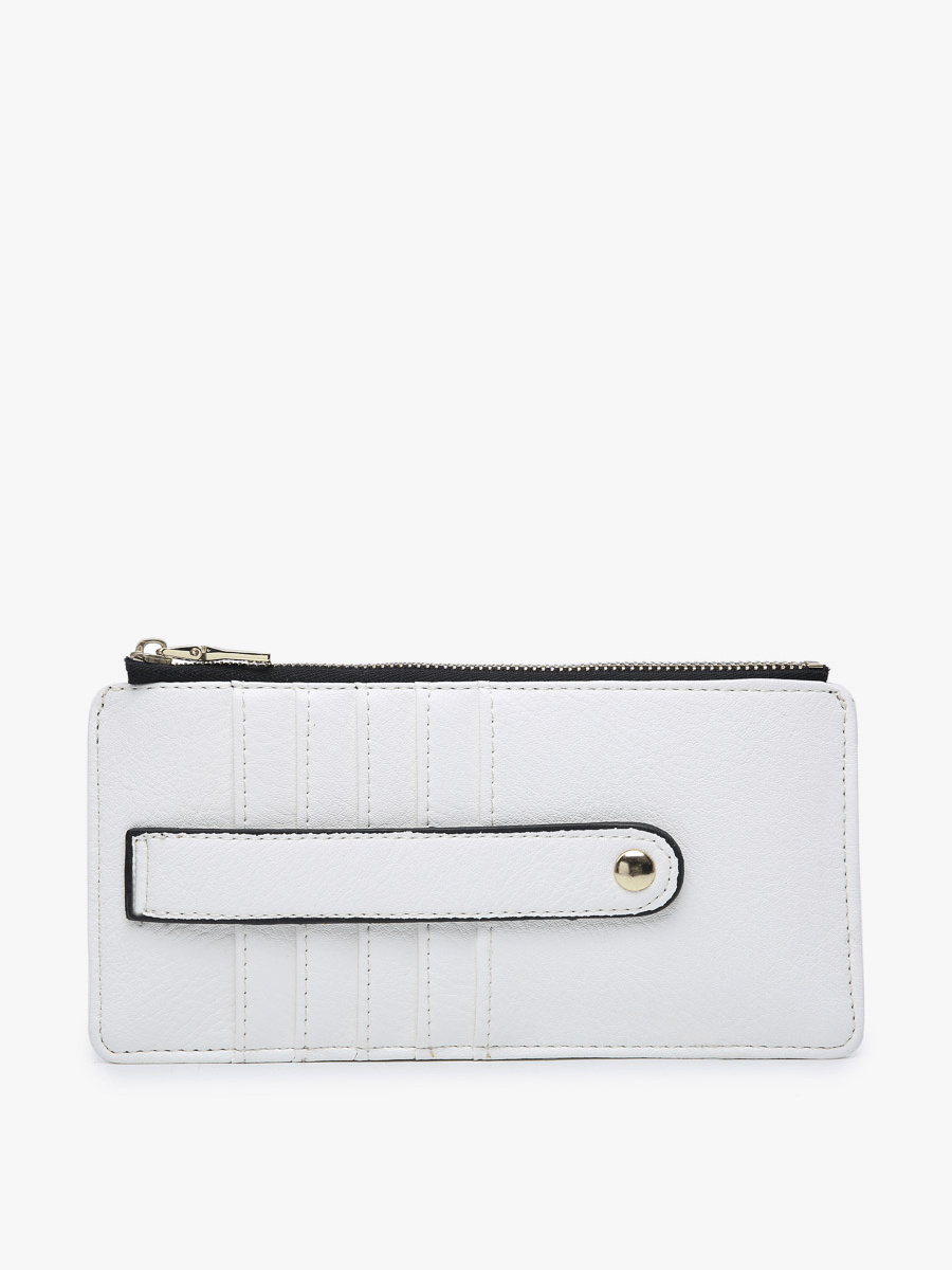 WL1889 Saige Slim Card Holder Women's Wallet: Pearl Jen & Co.