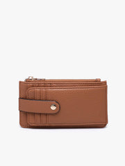 WL2541RF Mae RFID Multi-Card Wallet w/ Strap Snap Closure: Mocha Jen & Co.