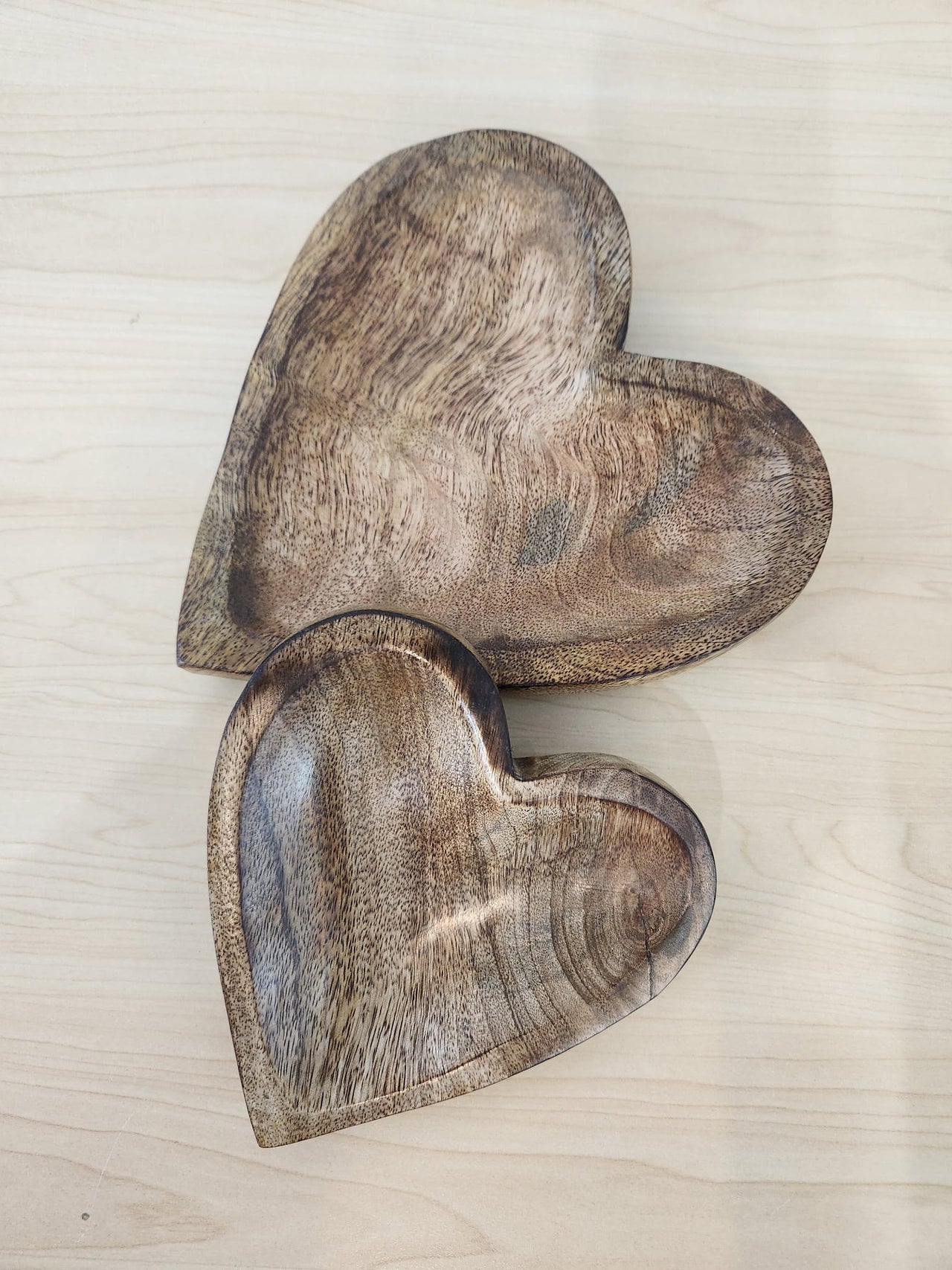 Wooden Heart Trays Ganz Tray Small