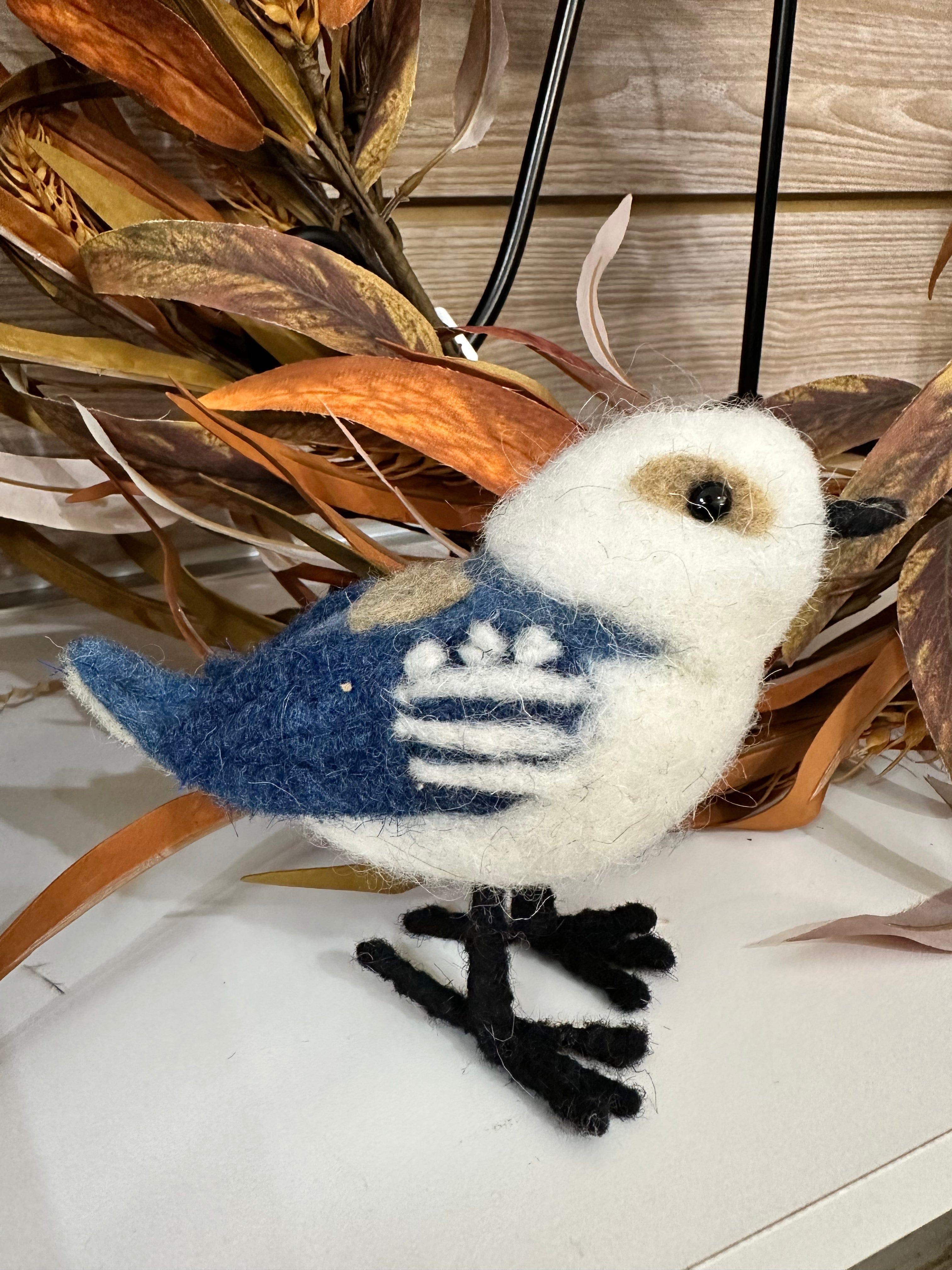 Wool Bird Ornaments - Thumbnail 3
