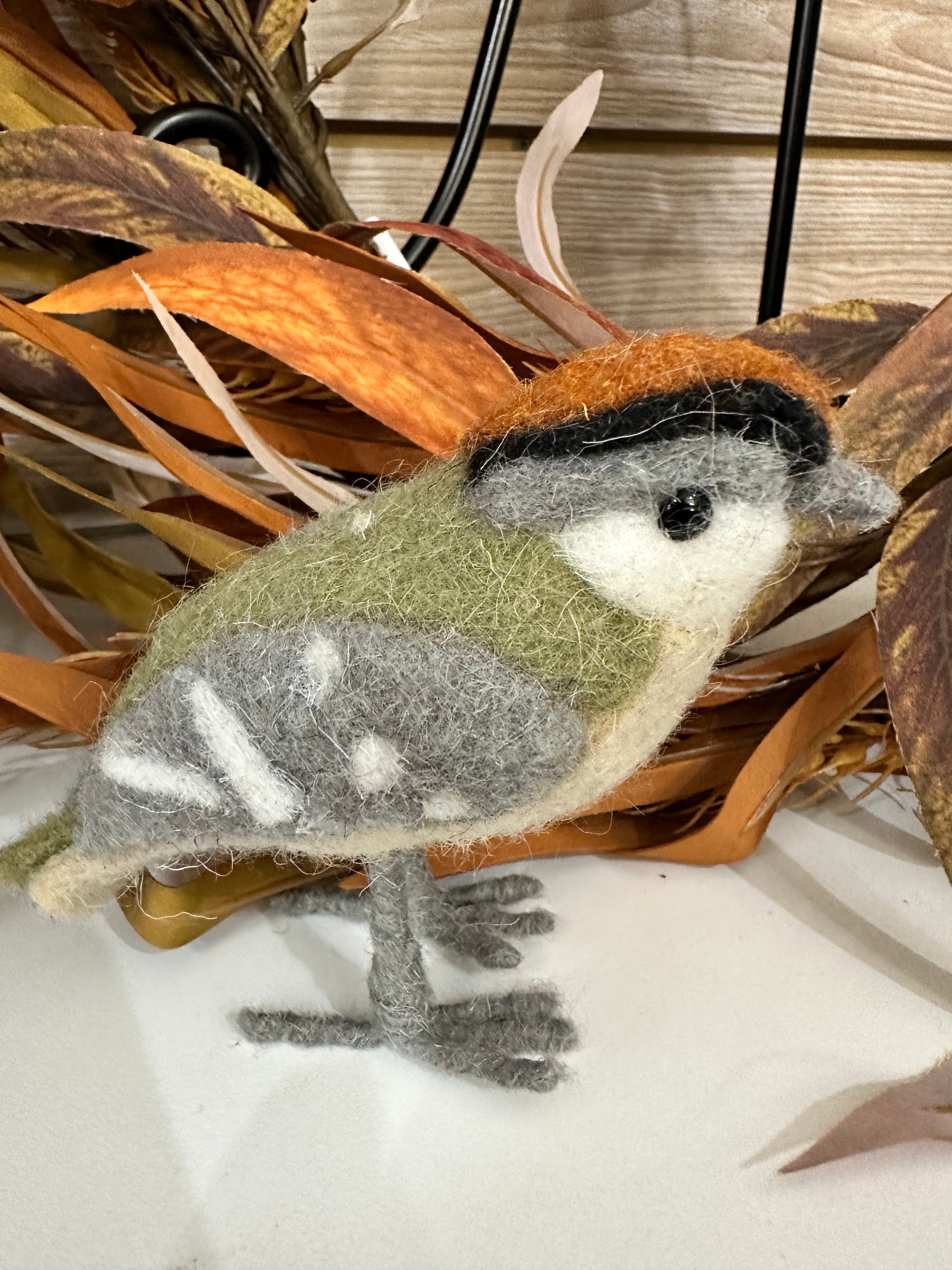 Wool Bird Ornaments - Thumbnail 4