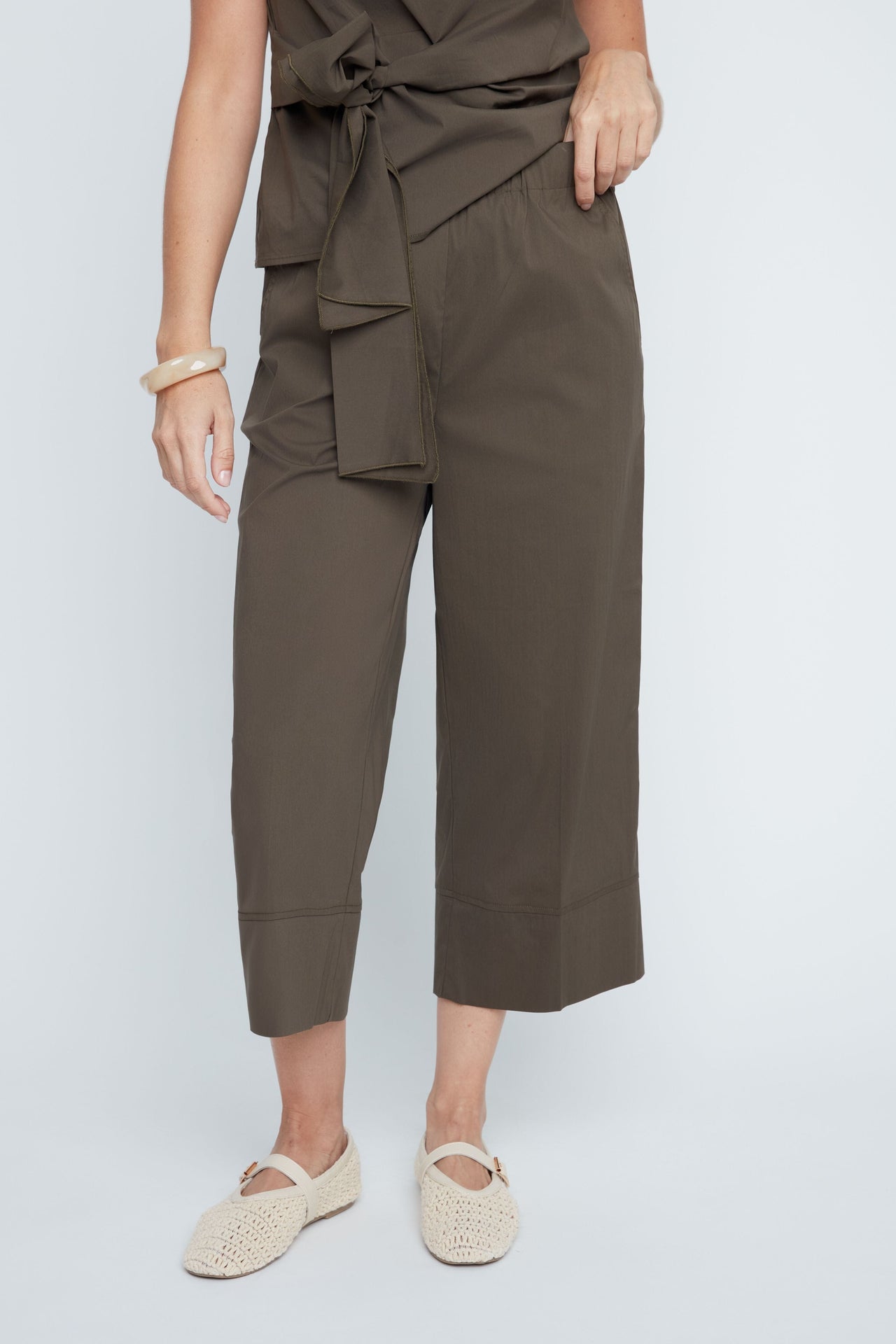 Woven Pant in Khaki by Renuar Corwik | Renuar Casual Pant XS