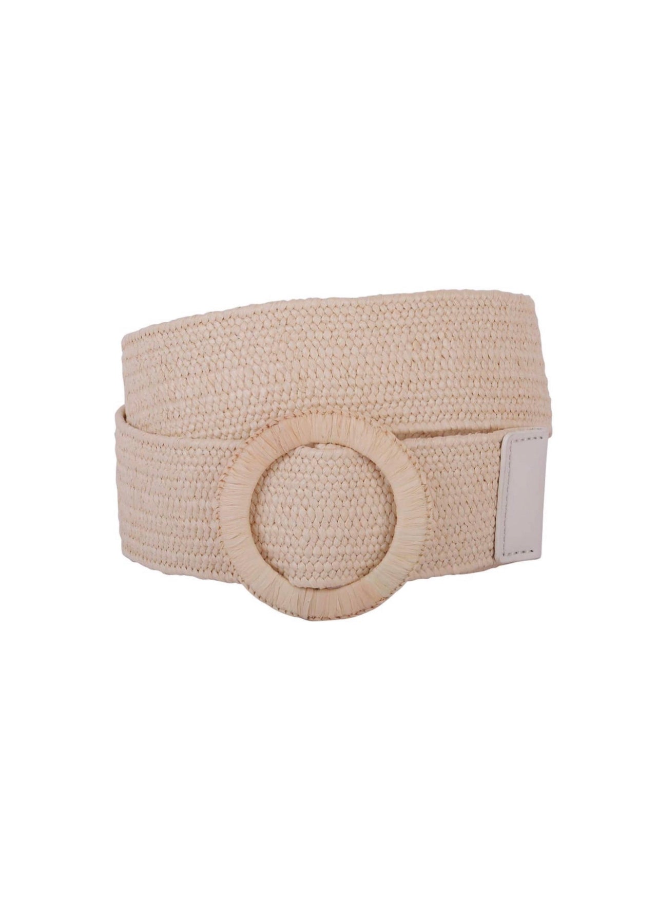 Woven Raffia Stretch Belt Most Wanted