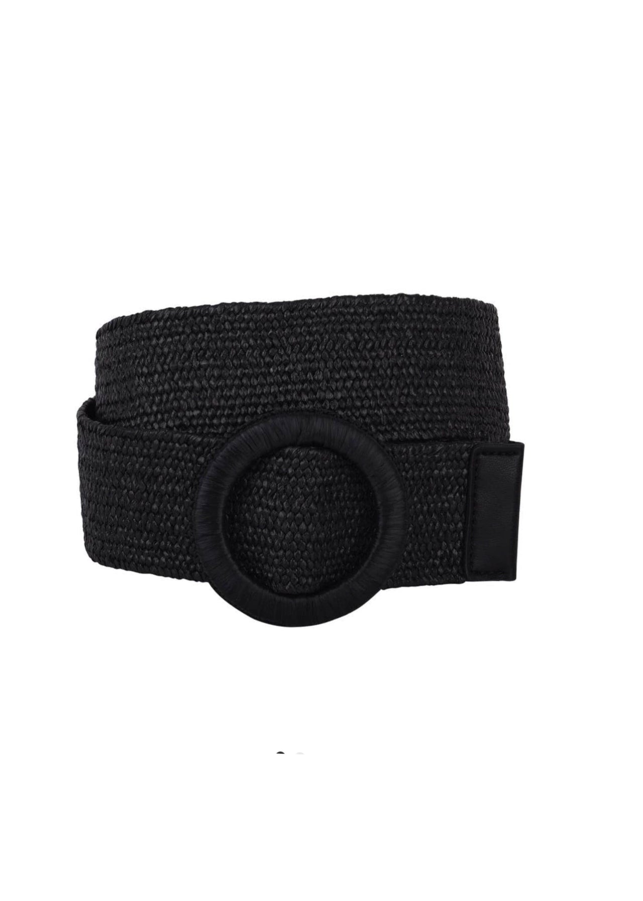 Woven Raffia Stretch Belt Most Wanted