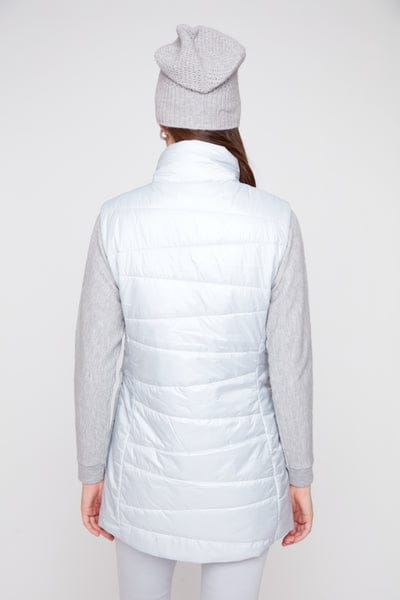 Woven Vest, Platinum 80 Modes Corwik Collections LLC