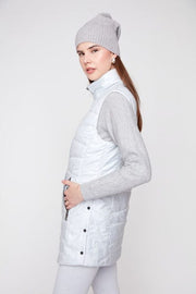 Woven Vest, Platinum 80 Modes Corwik Collections LLC