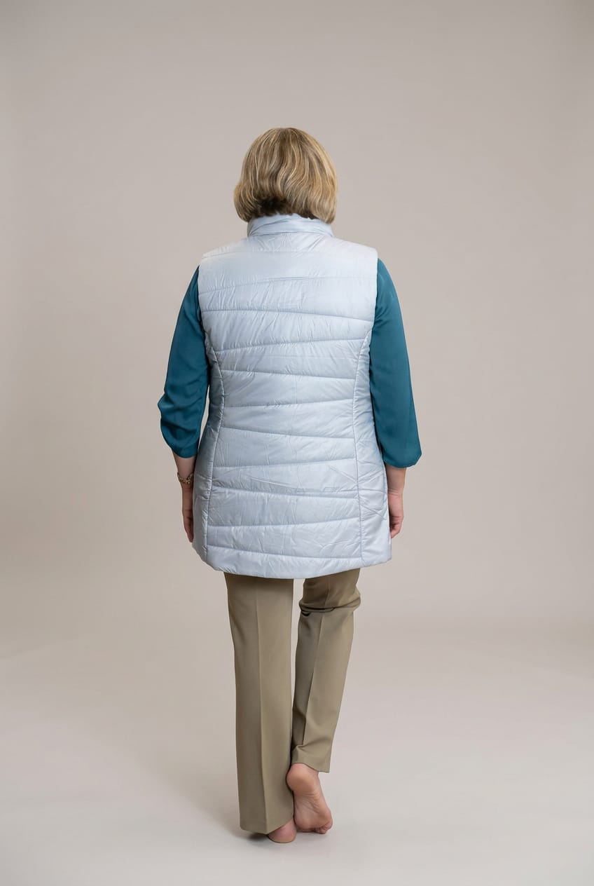 Woven Vest, Platinum 80 Modes Corwik Collections LLC Vest