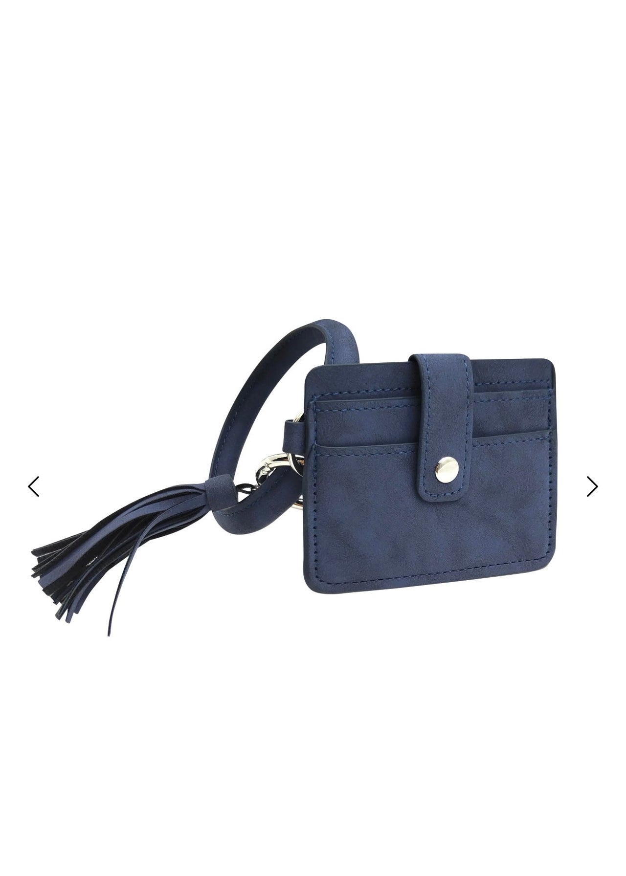 Wristlet Bangle Credit Card Wallet Calla Products LLC Handbags, Wallets & Cases Navy