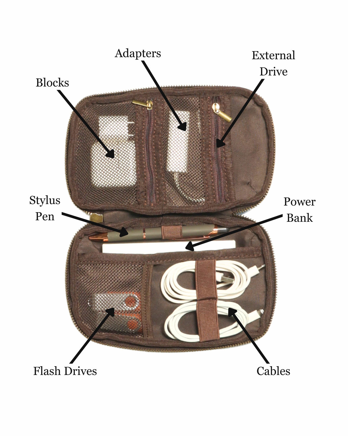 Wxd Canv Elec Case, Grey Purnell Accessories