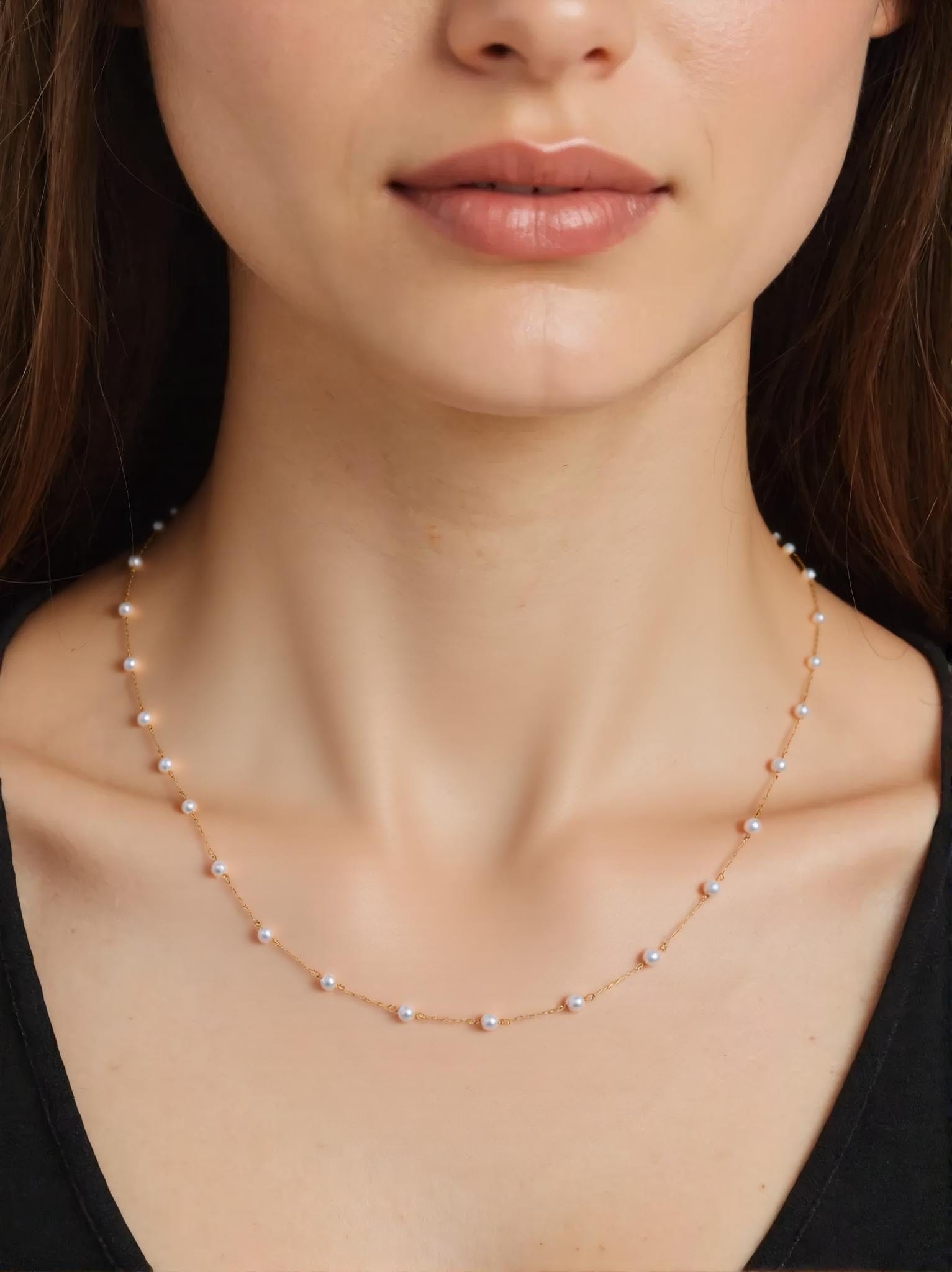Yacht Club Pearl Necklace Farrah B Jewelry Necklace