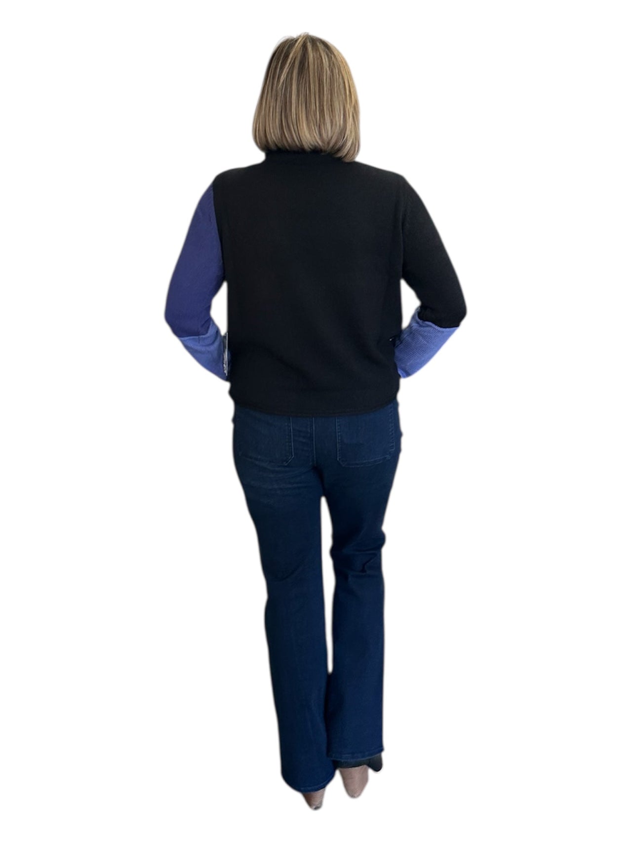 Yin Yang Funnel Neck Pullover | Midnight Habitat SWEATER