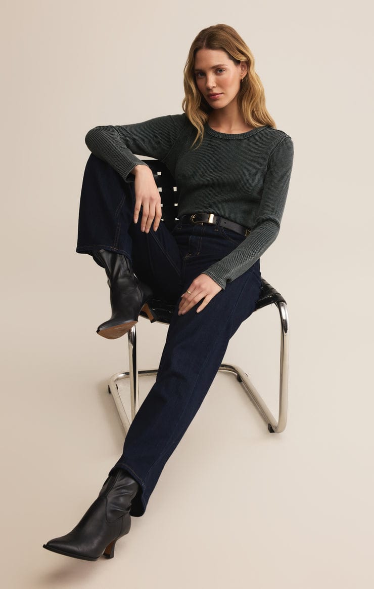 Z Supply Arlet Mini Thermal Top | Garland Green Z Supply Casual Top