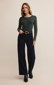 Z Supply Arlet Mini Thermal Top | Garland Green Z Supply Casual Top