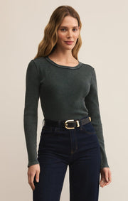 Z Supply Arlet Mini Thermal Top | Garland Green Z Supply Casual Top S