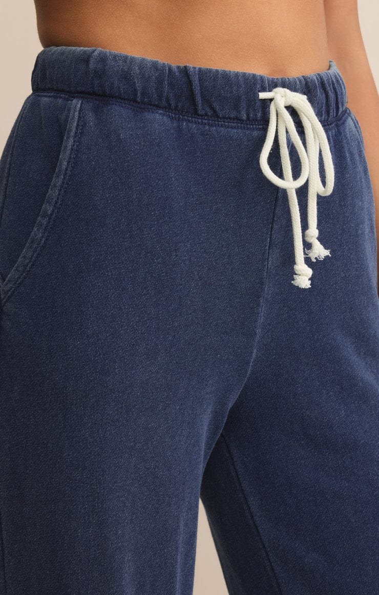 Z Supply Hunter Knit Denim Pant in Indigo Z Supply Casual Pant