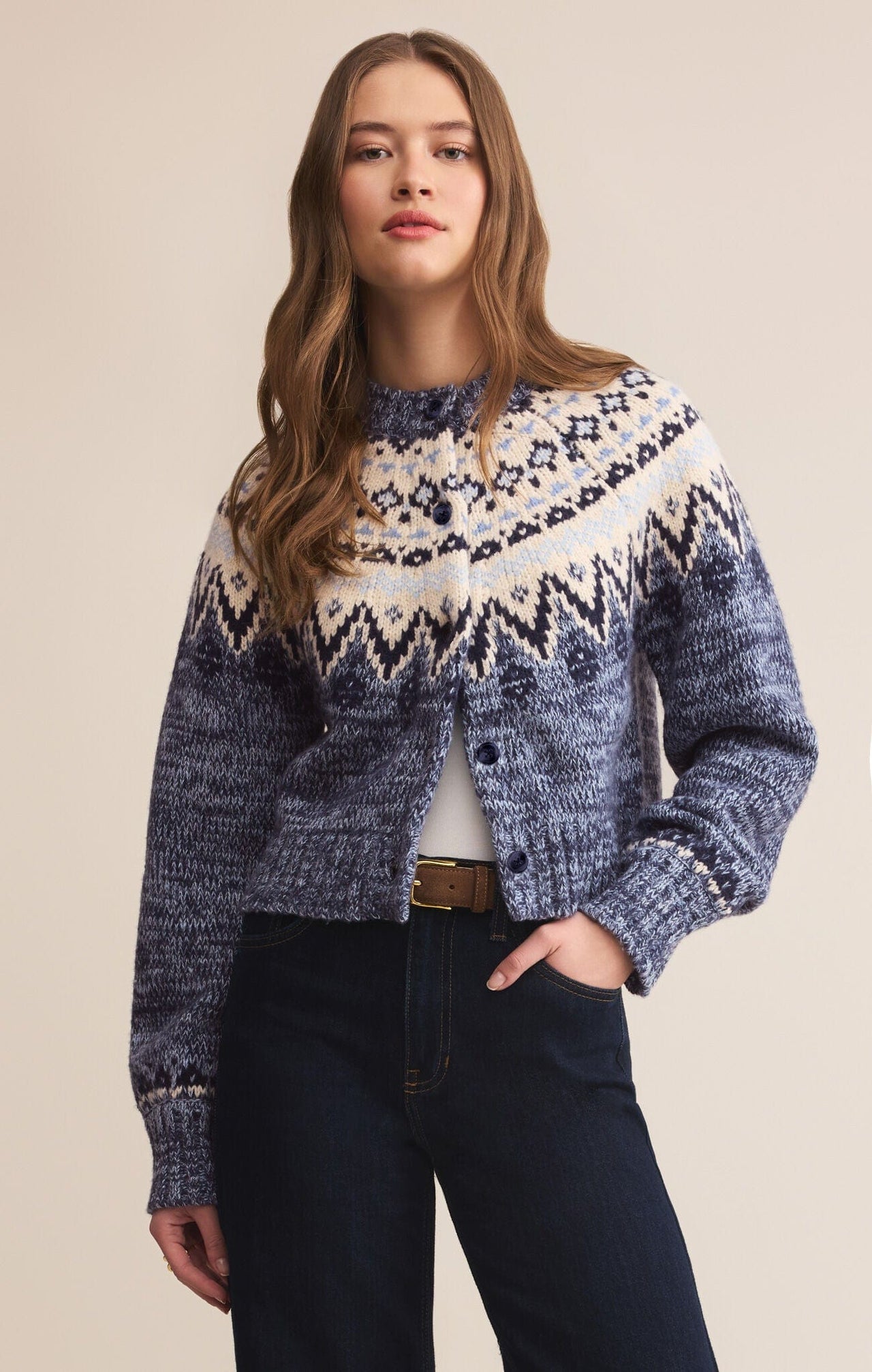 Z Supply North Sea Fairisle Cardigan Z Supply SWEATER