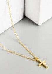 Thumbnail for Aim 18K Cross Necklace Meghan Browne Design Necklaces