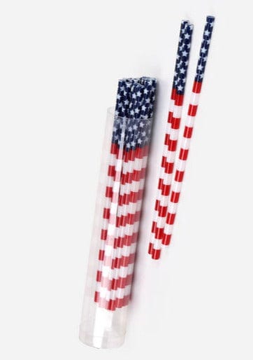 American Flag Straws One Hundred 80 Degrees Straws