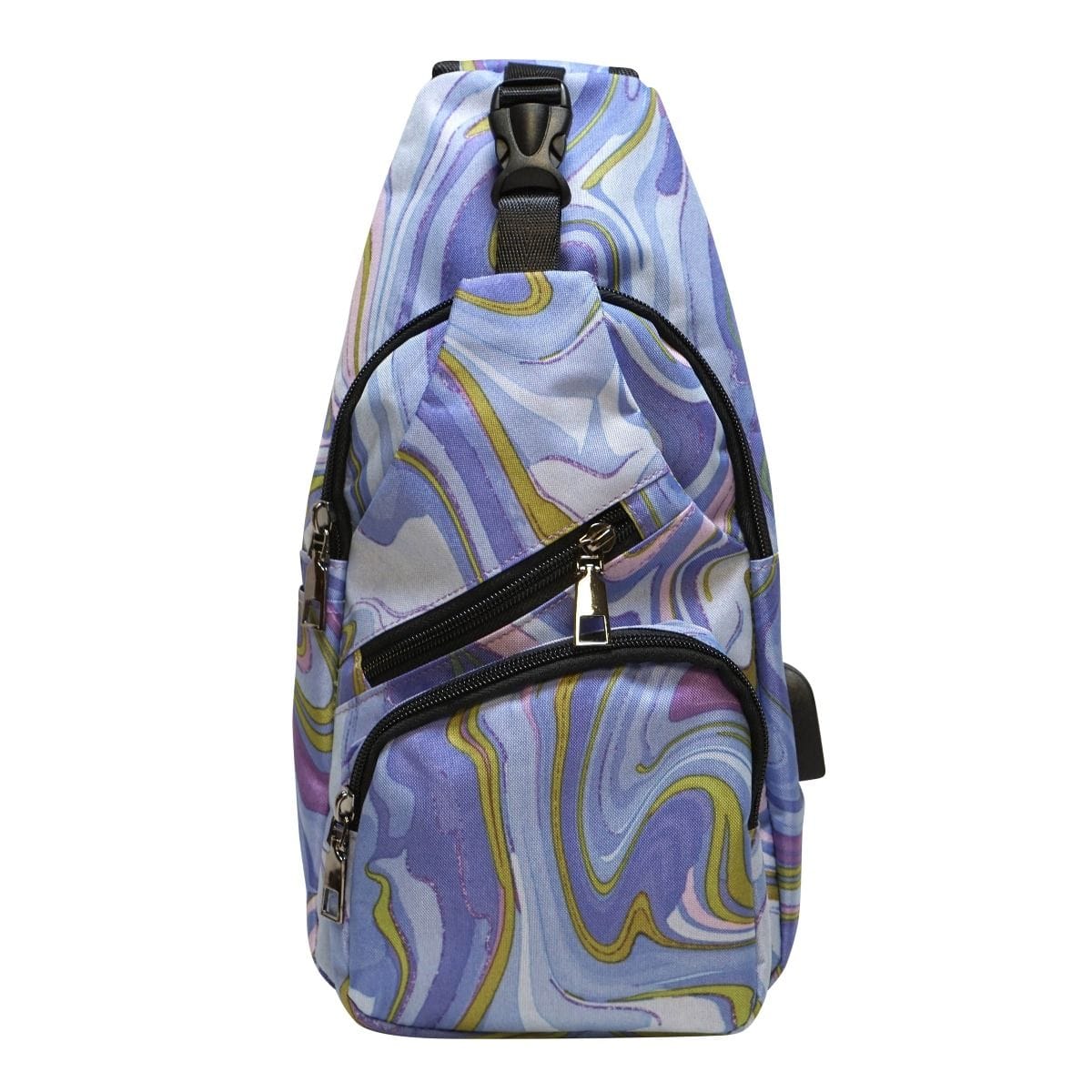 Anti Theft Day Pack Calla Products LLC Backpacks Amethyst Swirl
