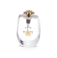 Thumbnail for Bee Stemless Wine Glass and Wine Stopper Two's Company wine glass