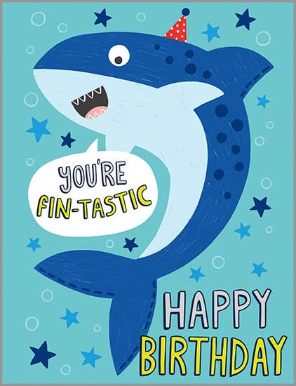 Birthday Card - Shark GINA B DESIGNS default