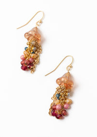 Thumbnail for Blossom Czech Glass Statement Earrings Anne Vaughan Designs 