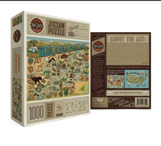 Blue Ridge Parkway Locations Puzzle True South Puzzle Co Jigsaw Puzzles