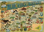 Blue Ridge Parkway Locations Puzzle True South Puzzle Co Jigsaw Puzzles