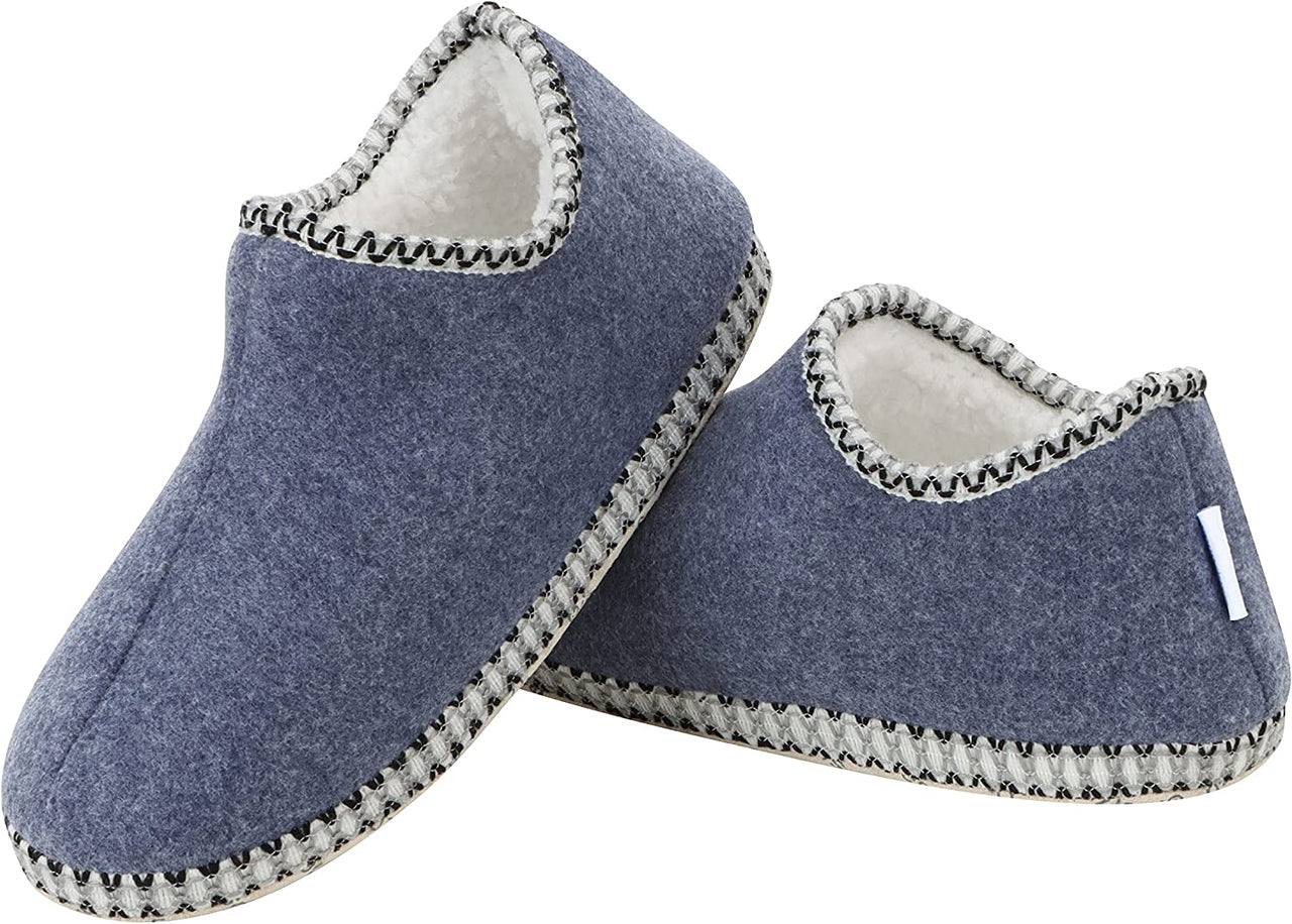 Cabin Booties Snoozies Bedroom Shoes L 9-10 / Blue