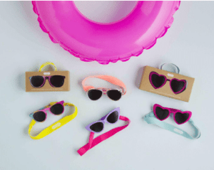 Children's Sunglasses - UV400 Protection Mud Pie Sunglasses Aviator Girl