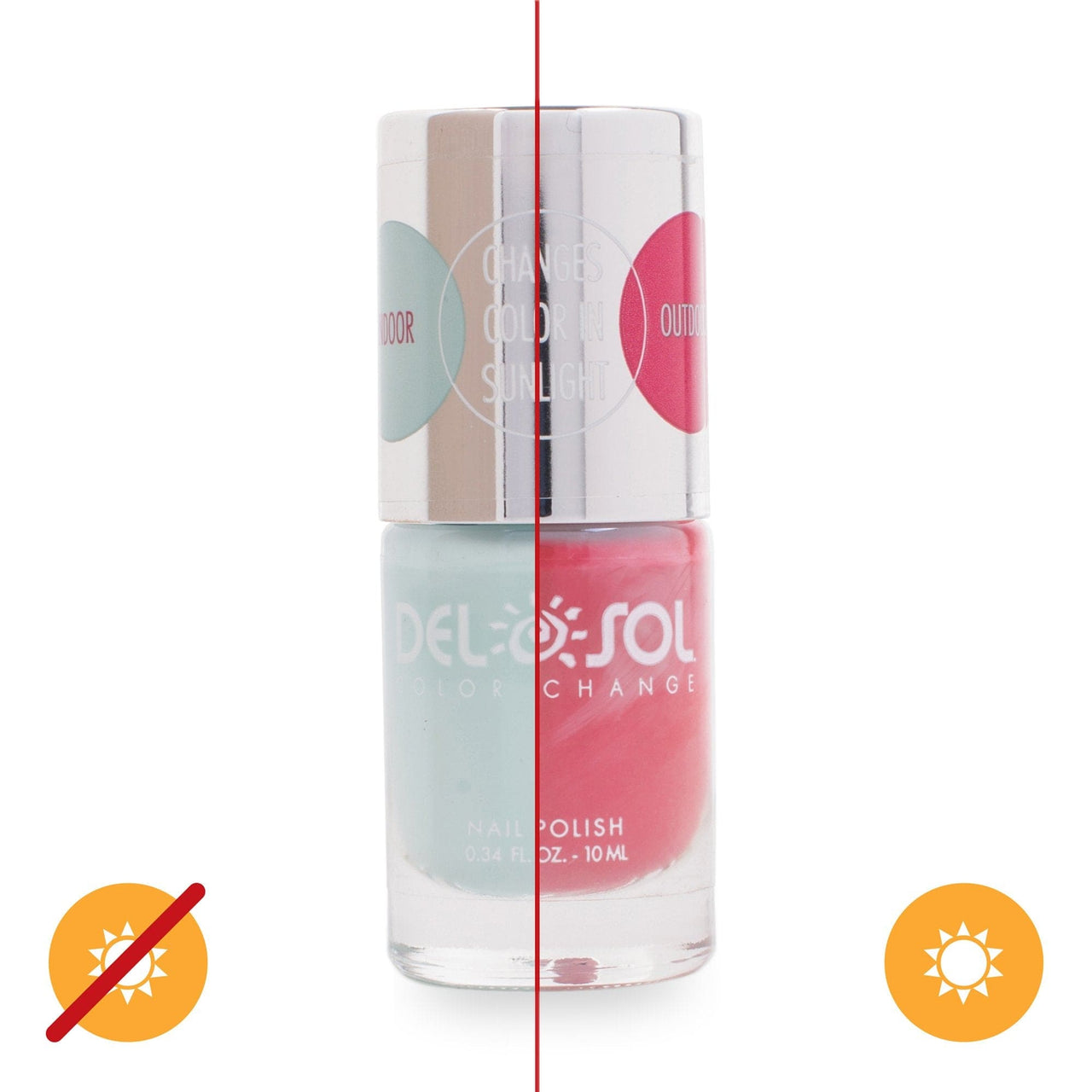 Del Sol Changing Nail Polish- Thistle Be the Day