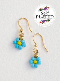 Thumbnail for  Turquoise Daisy Drop Earing | Natural Life