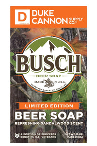 Thumbnail for Duke Cannon | Busch Beer Sandalwood Limited Edition Duke Cannon Men’s Soap
