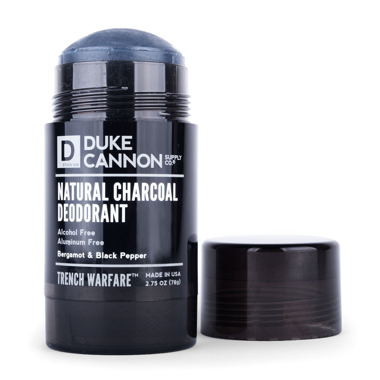 Duke Cannon natural charcoal deodorant