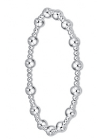 Thumbnail for E Newton Classic Sincerity Pattern Sterling Silver e. newton Designs Bracelets 5 mm